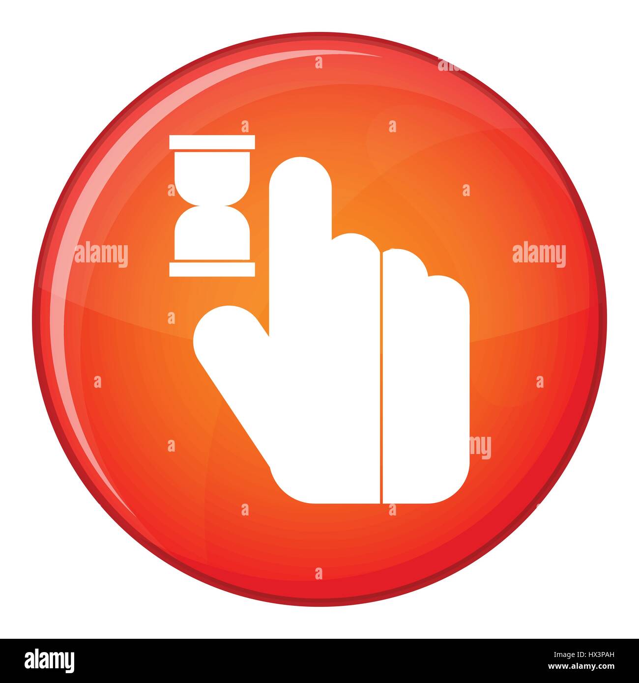 Click icon, flat style Stock Vector Image & Art - Alamy