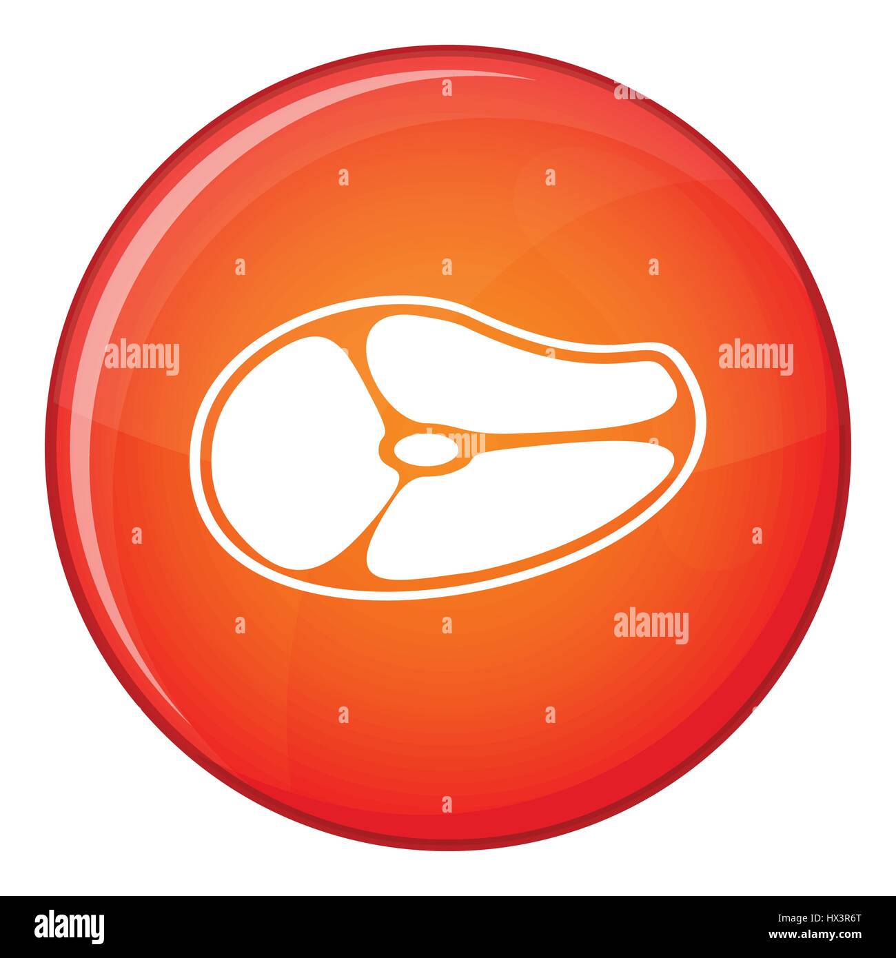 Steak icon, flat style Stock Vector Image & Art - Alamy