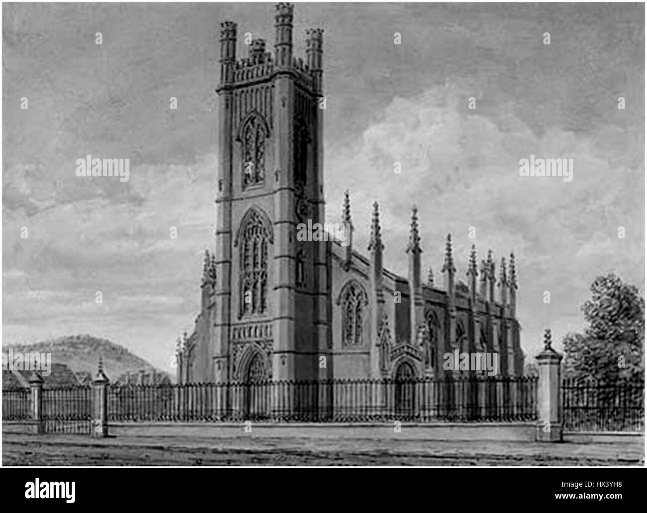 Holy Trinity Church Burton on Trent Stock Photo Alamy