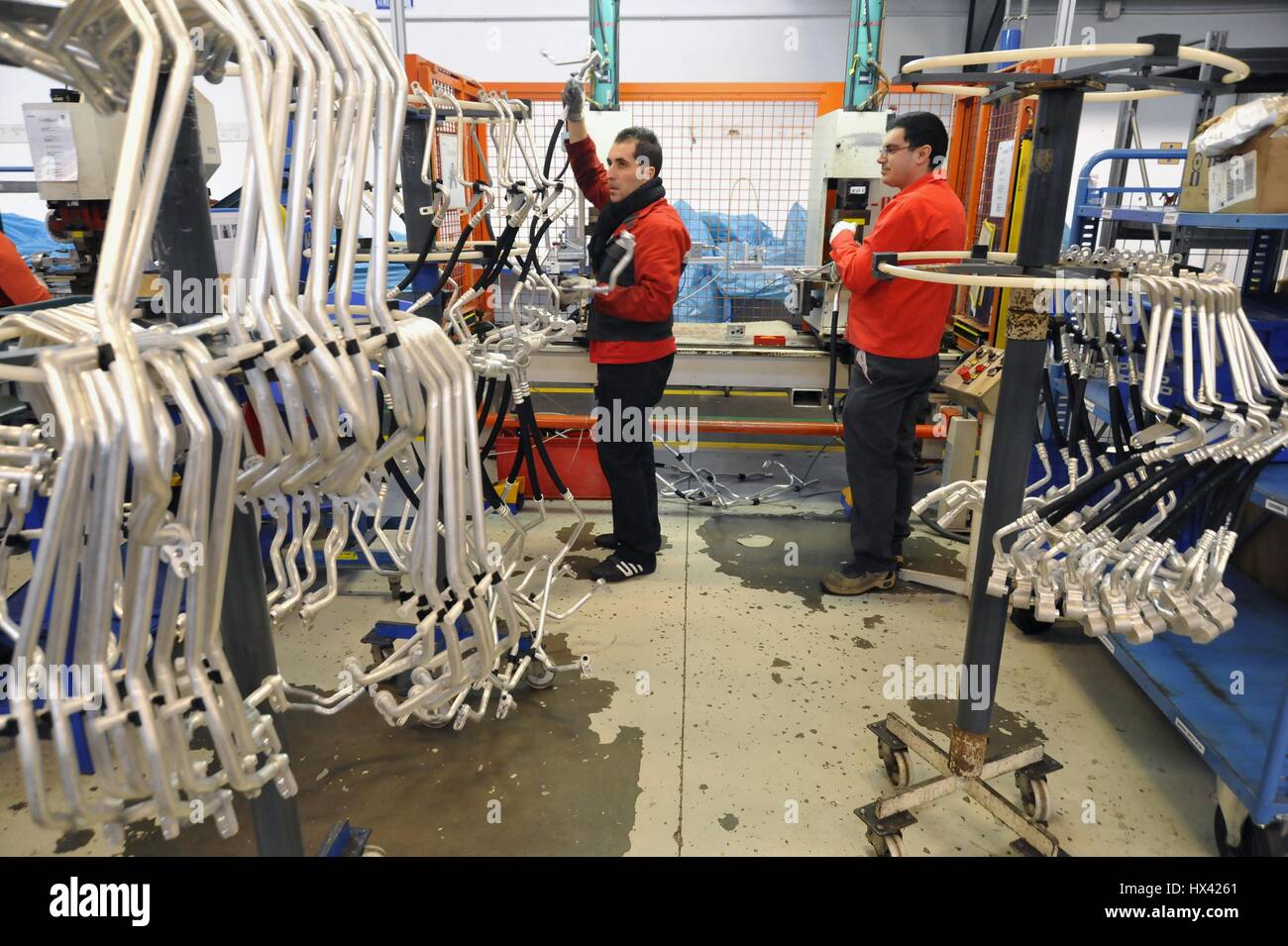 Milan (Italy) factory of components for the automotive industry Stock