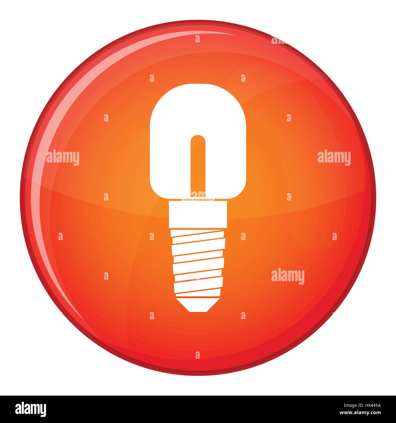 Light bulb icon, flat style Stock Vector Image & Art - Alamy