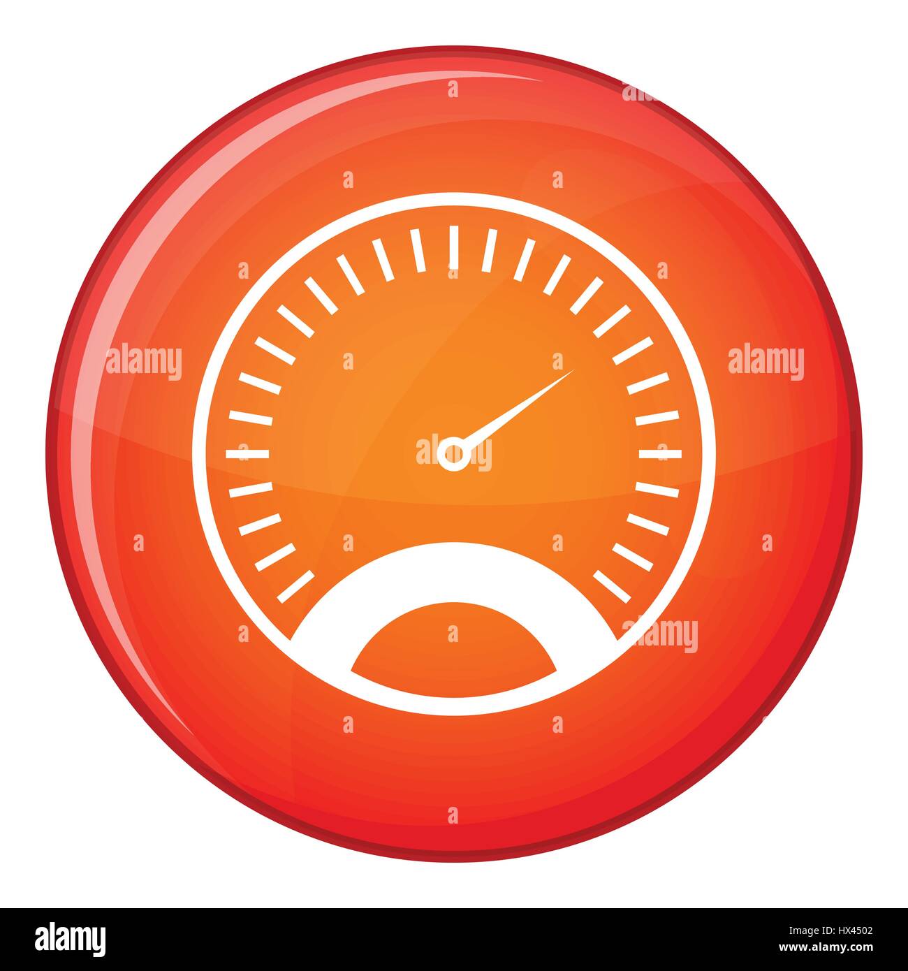 Speedometer icon, flat style Stock Vector Image & Art - Alamy