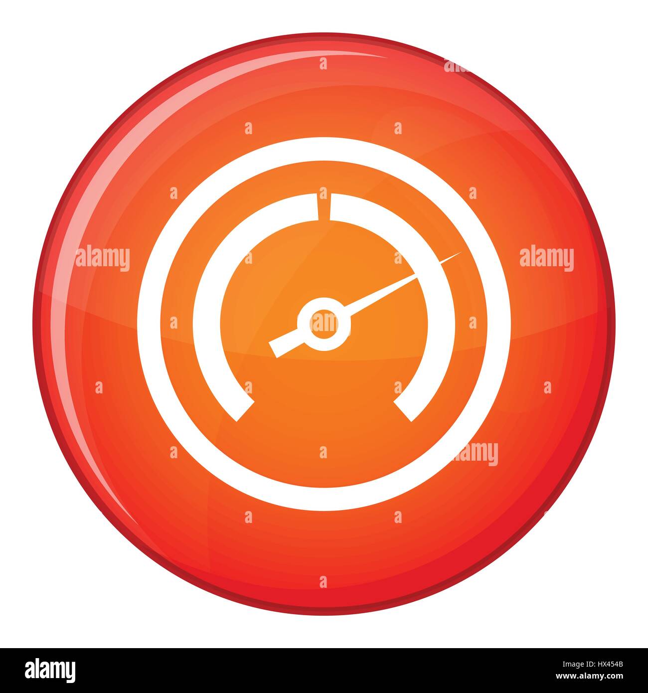 Speedometer icon, flat style Stock Vector Image & Art - Alamy