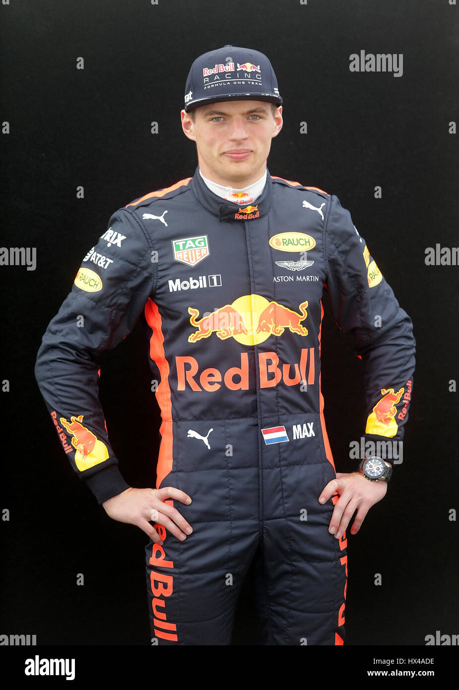 Formula 1 Rolex Australian Grand Prix, 23. - 26.03.2017 Max Verstappen  (NEL#33), Infiniti Red Bull Racing beim offiziellen Fotoshooting der FIA  Photo: Cronos/Hasan Bratic Stock Photo - Alamy