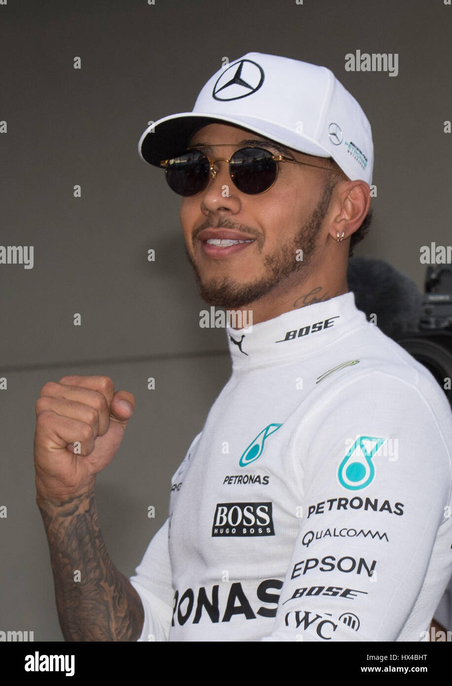 Melbourne, Australia. 25th Mar, 2017. Mercedes AMG Petronas Formula One ...