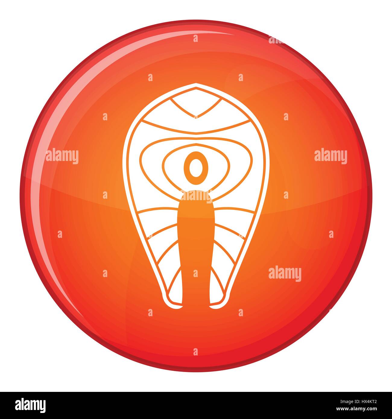 Salmon steak icon, flat style Stock Vector Image & Art - Alamy