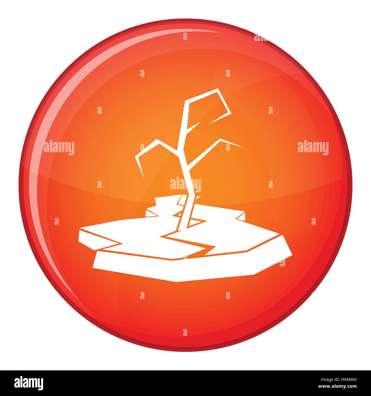 Drought icon, flat style Stock Vector Image & Art - Alamy