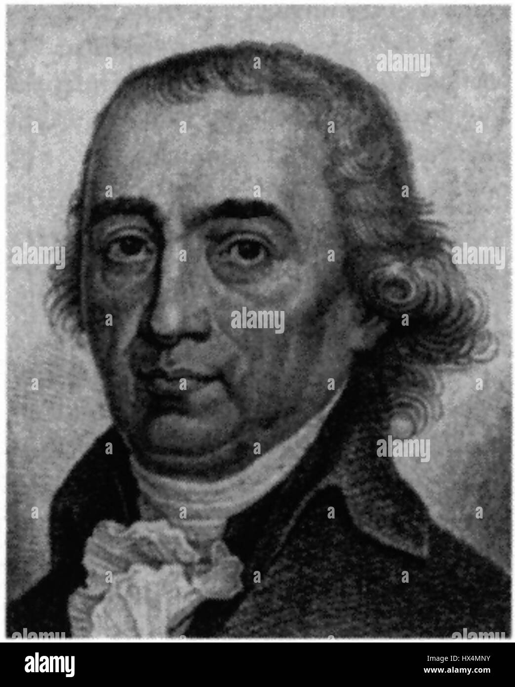 Johann Gottfried von Herder portrait Stock Photo - Alamy