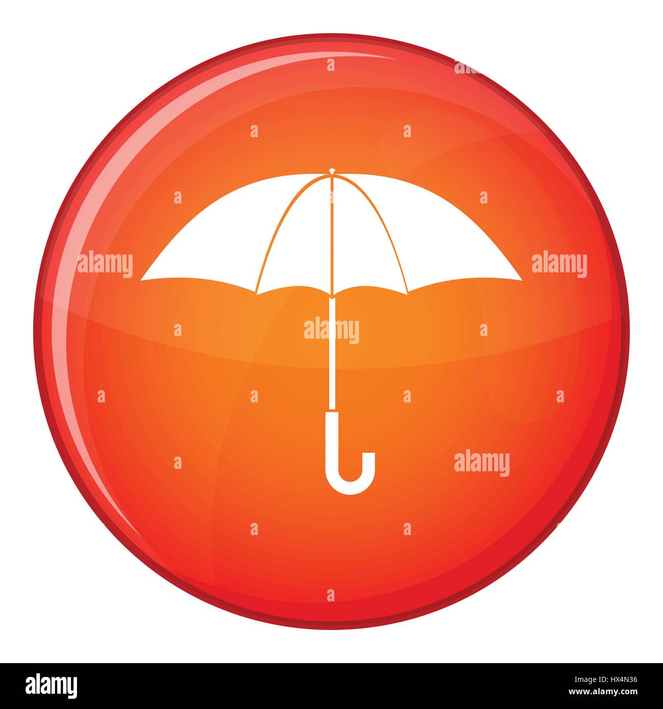 Umbrella icon, flat style Stock Vector Image & Art - Alamy