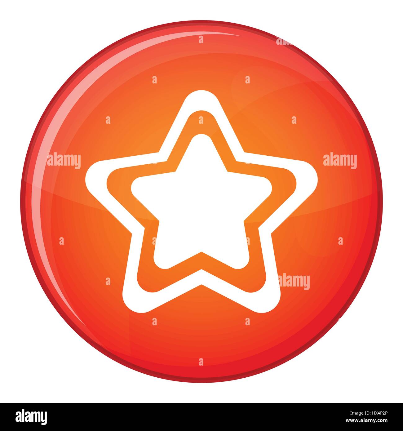 Star icon, flat style Stock Vector Image & Art - Alamy