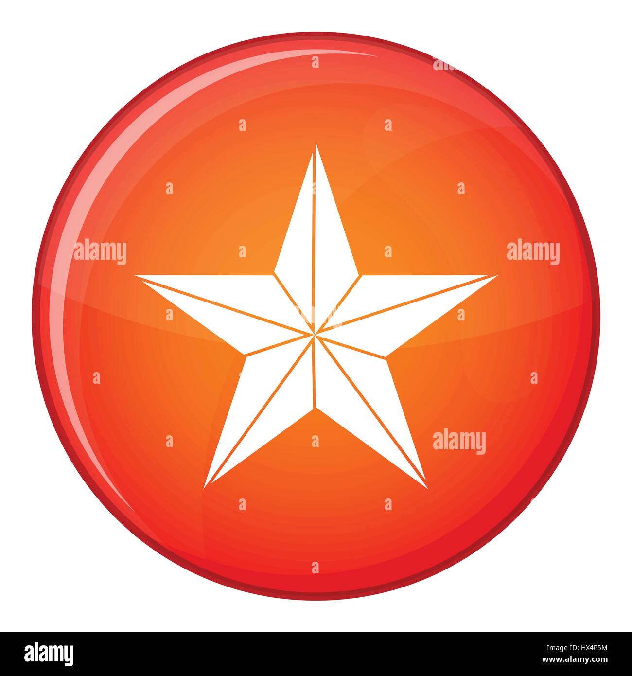 Star icon, flat style Stock Vector Image & Art - Alamy