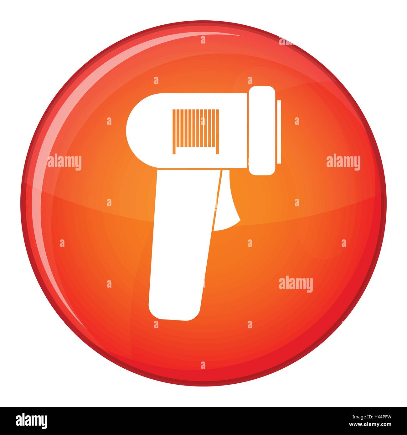 Barcode scanner icon, flat style Stock Vector Image & Art - Alamy