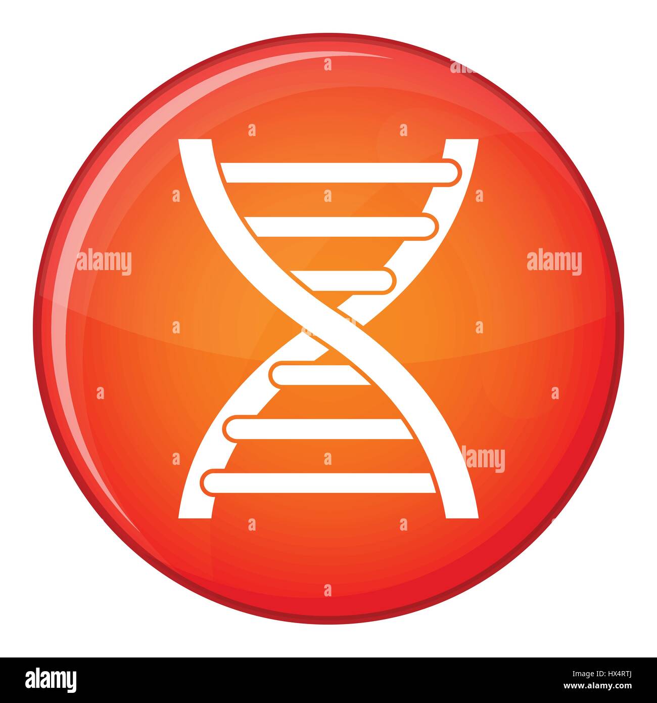 DNA icon, flat style Stock Vector Image & Art - Alamy
