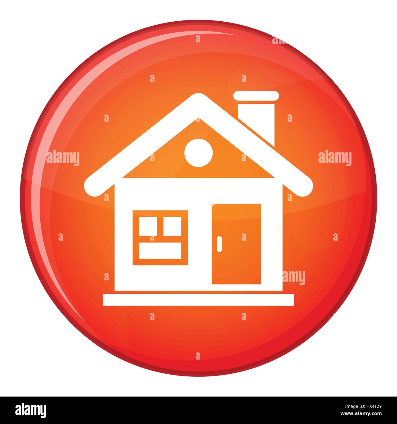 House icon, flat style Stock Vector Image & Art - Alamy