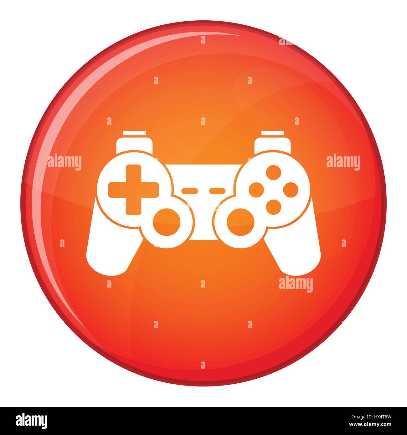 Game controller icon, flat style Stock Vector Image & Art - Alamy