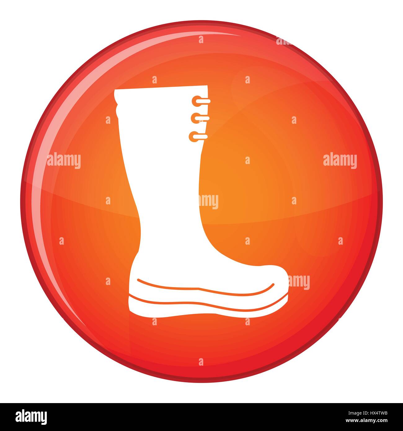 Rubber boots icon, flat style Stock Vector Image & Art - Alamy