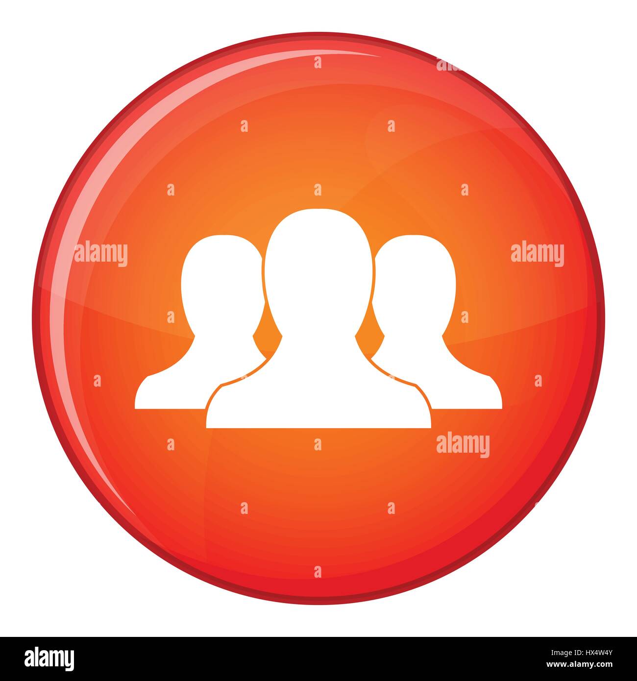 Group of people icon, flat style Stock Vector Image & Art - Alamy
