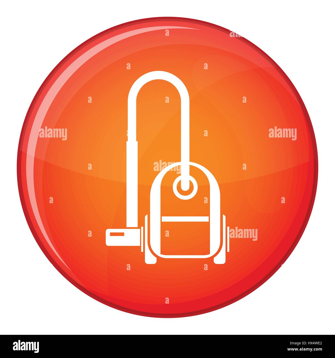 Vacuum cleaner icon, flat style Stock Vector Image & Art - Alamy