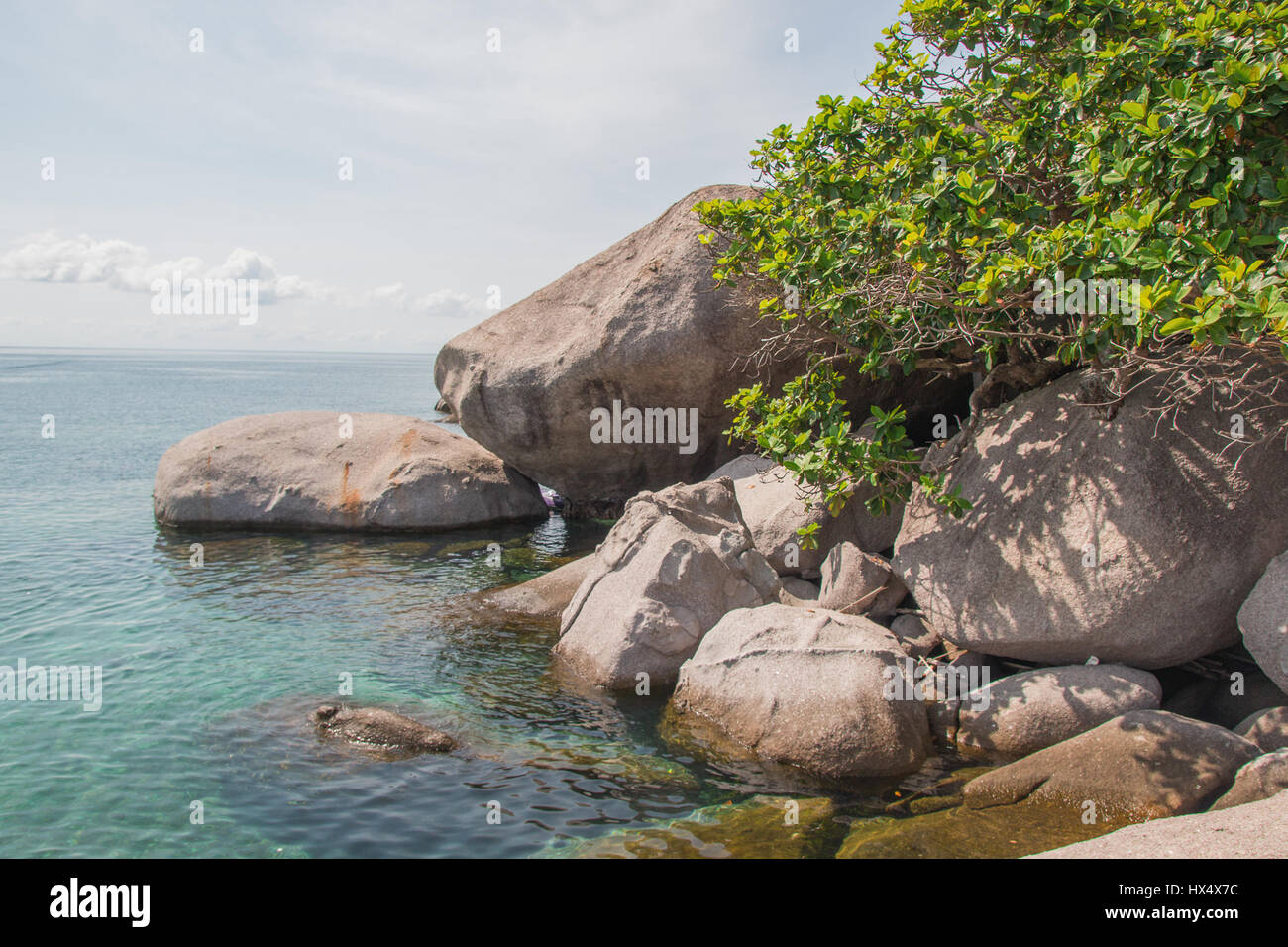 Rocks in the sea, island of Thailand Stock Photo - Alamy