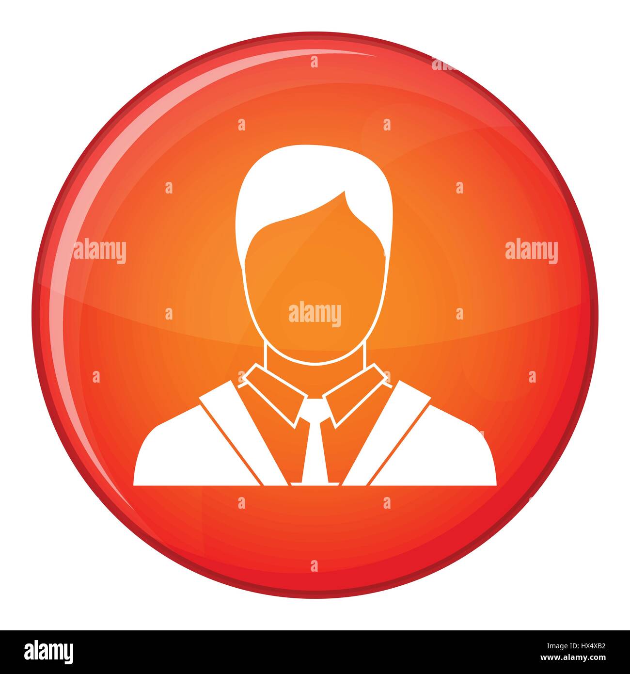 Man in business suit icon, flat style Stock Vector Image & Art - Alamy