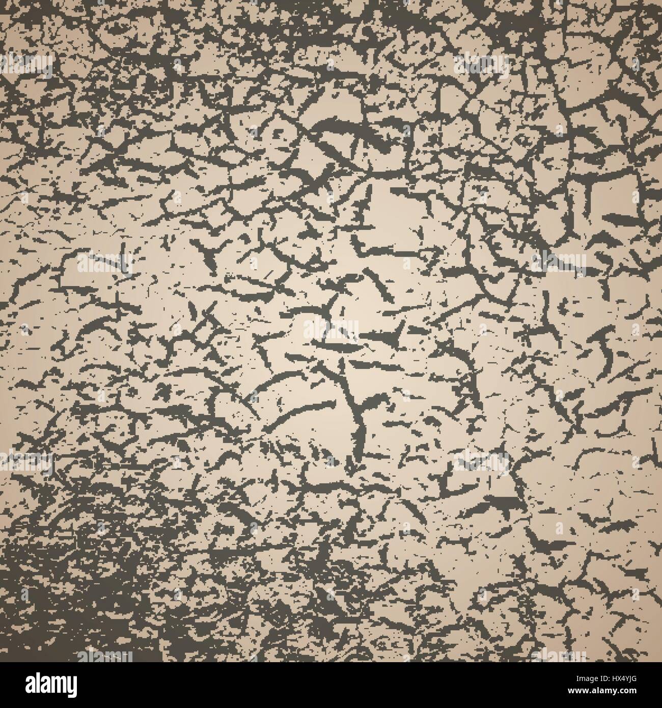 Simple vector background of old cracked paint Stock Vector