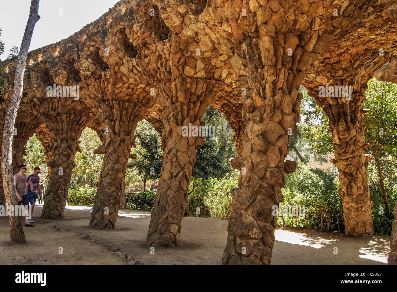 Parque guell guell gaudi hi-res stock photography and images - Alamy