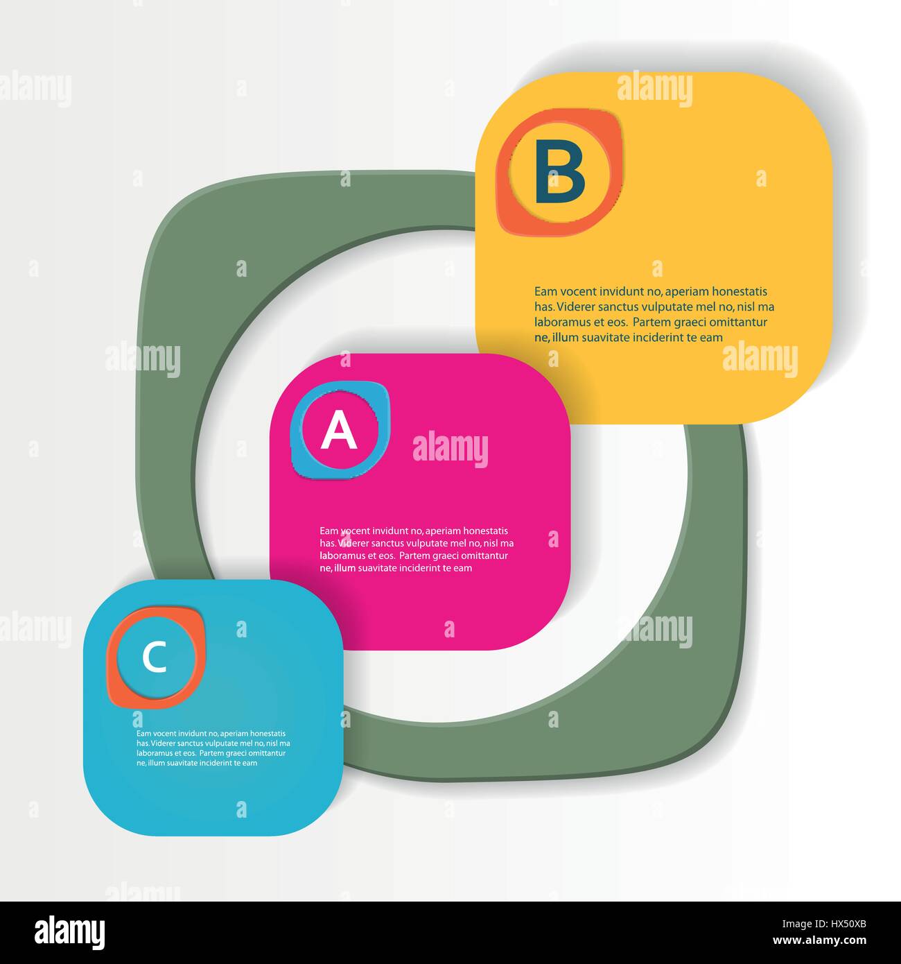 Simple vector with three dimensional figures eps Stock Vector Image ...