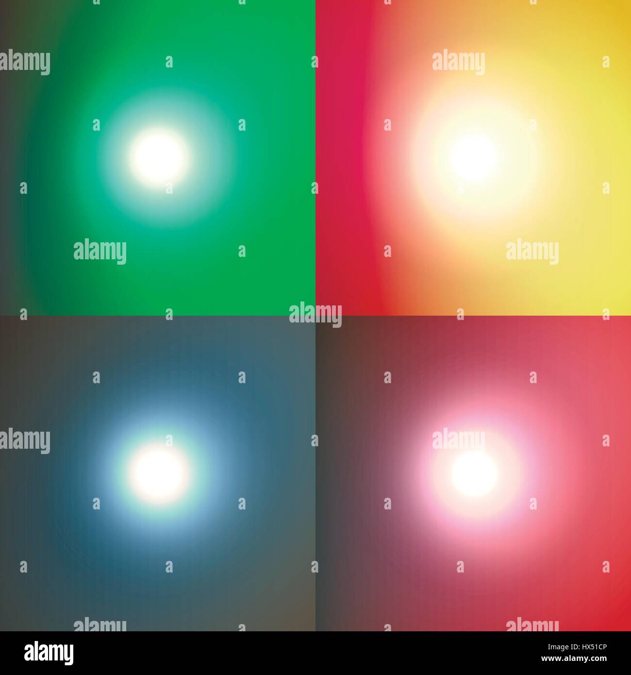 Set abstract color glow light effect Stock Vector Image & Art Alamy