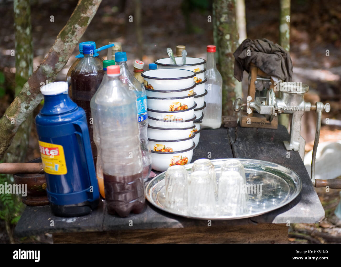 Ayahuasca healing center in Peru Stock Photo