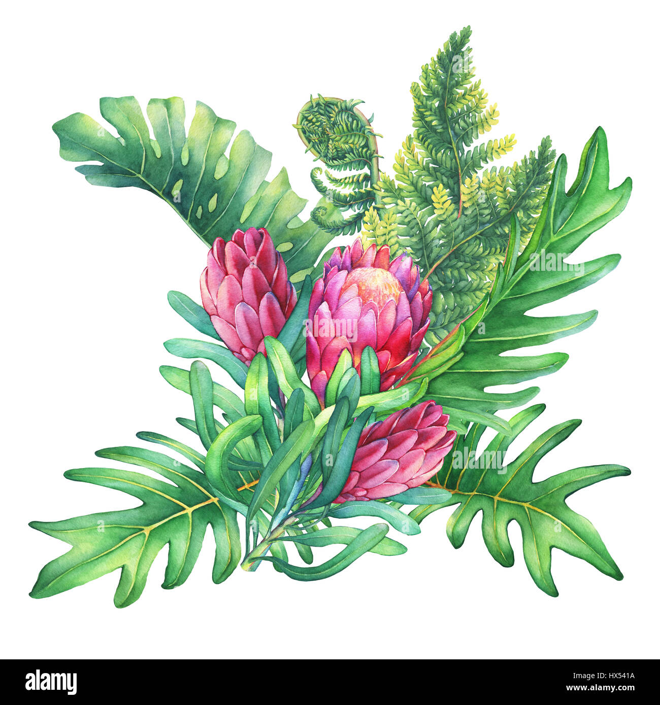 Pink flowers on beach Cut Out Stock Images & Pictures - Alamy