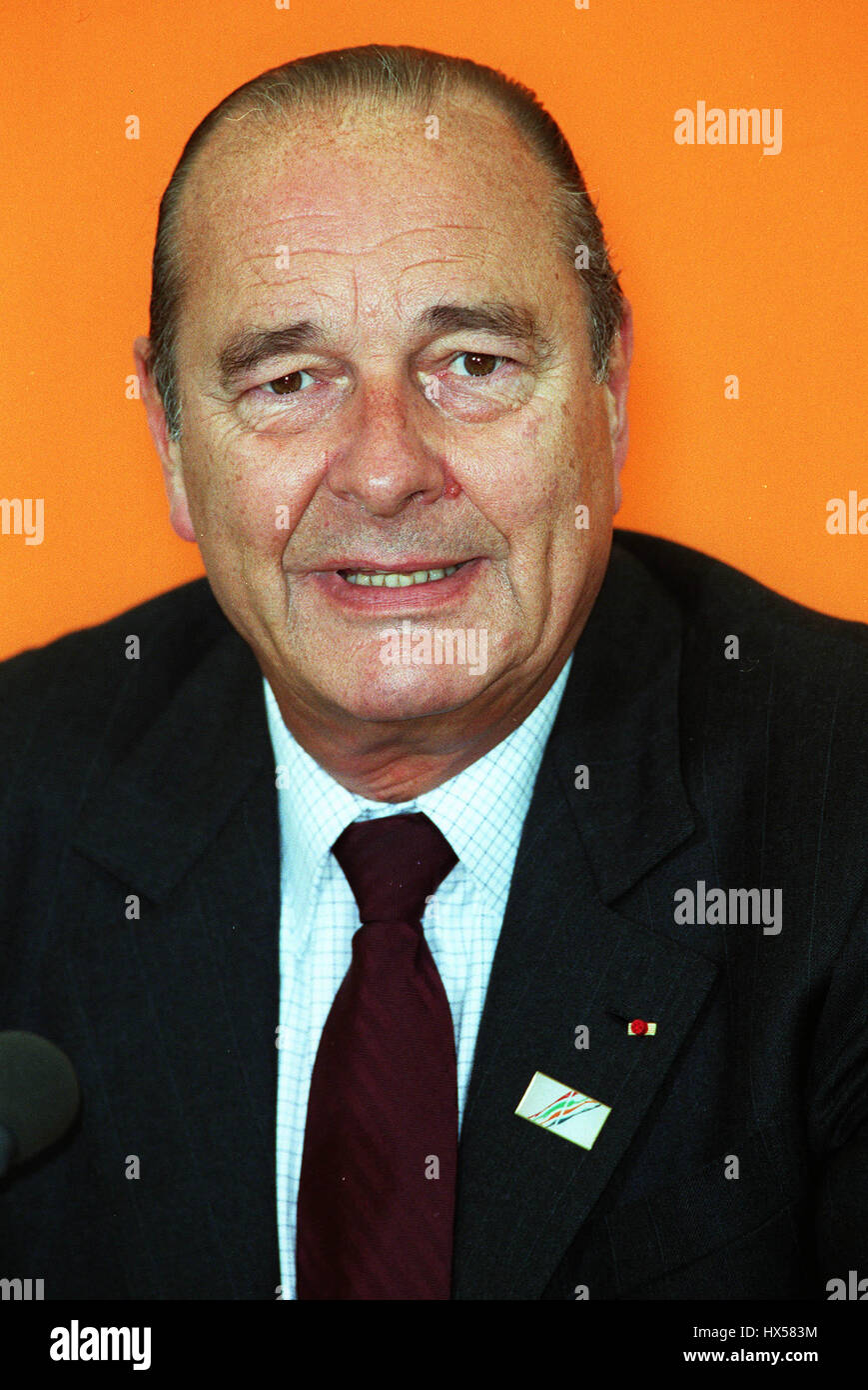 JACQUES CHIRAC PRESIDENT OF FRANCE 21 June 1999 Stock Photo Alamy