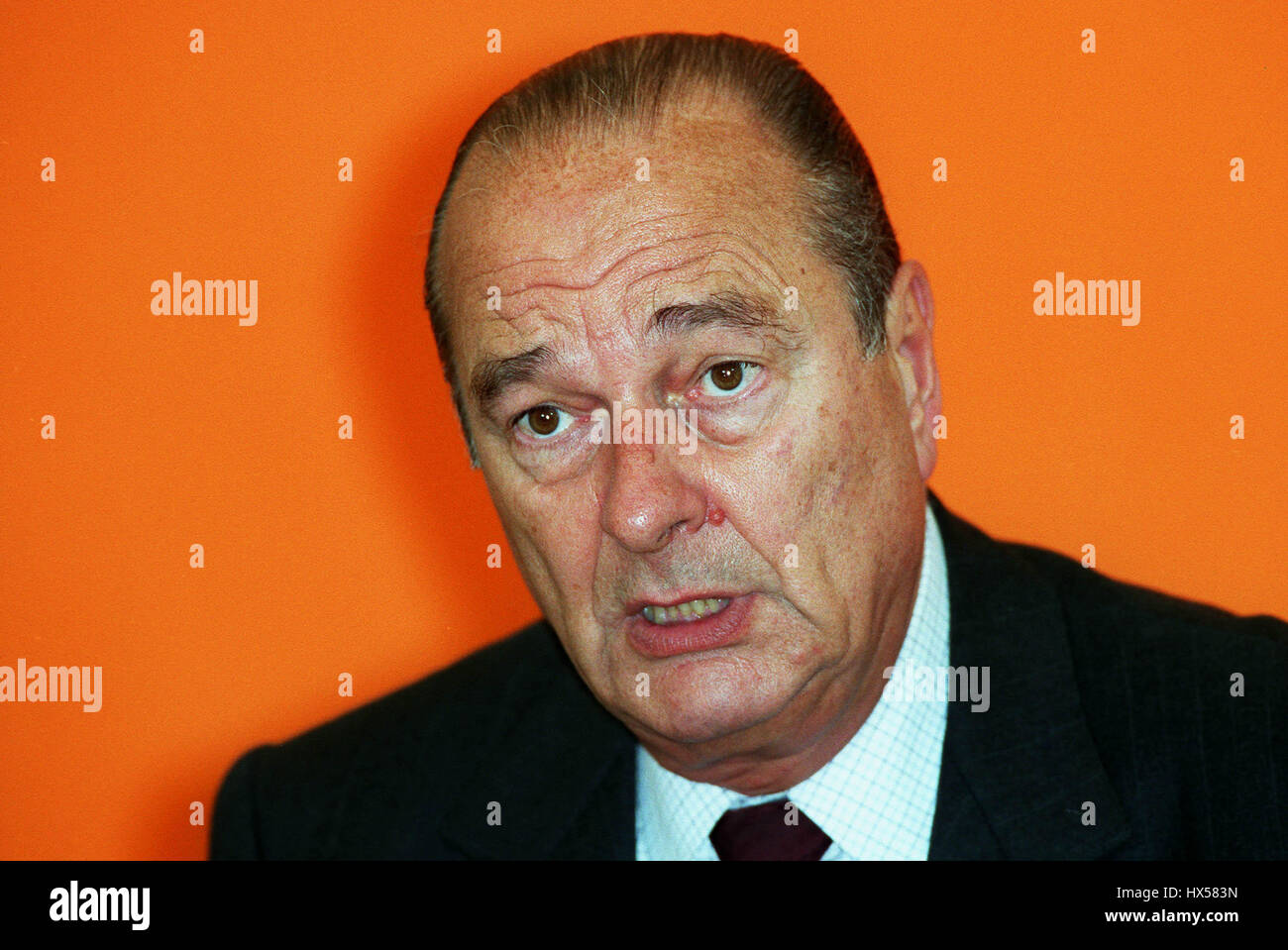 JACQUES CHIRAC PRESIDENT OF FRANCE 21 June 1999 Stock Photo - Alamy