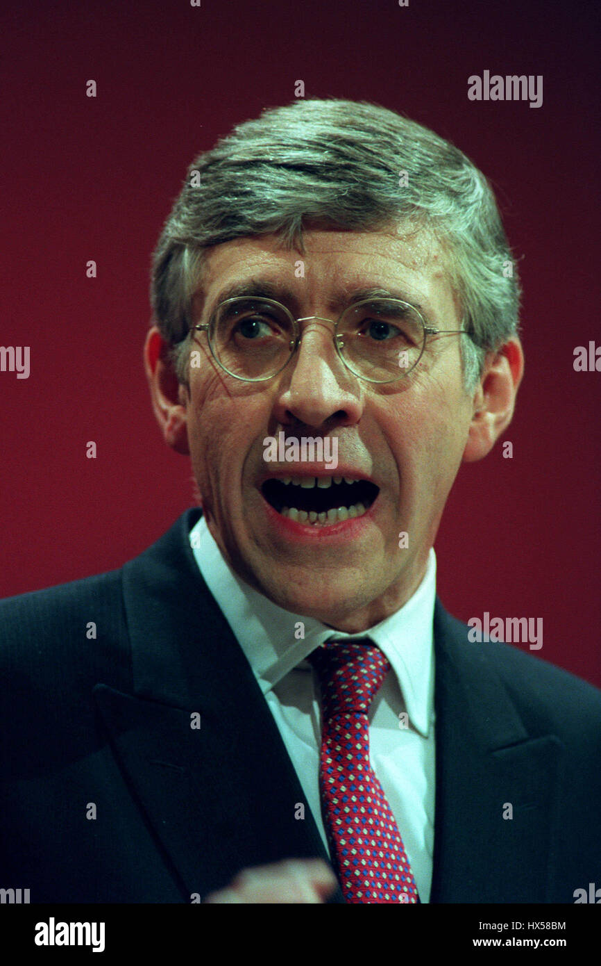 JACK STRAW MP HOME SECRETARY 12 October 1998 Stock Photo Alamy