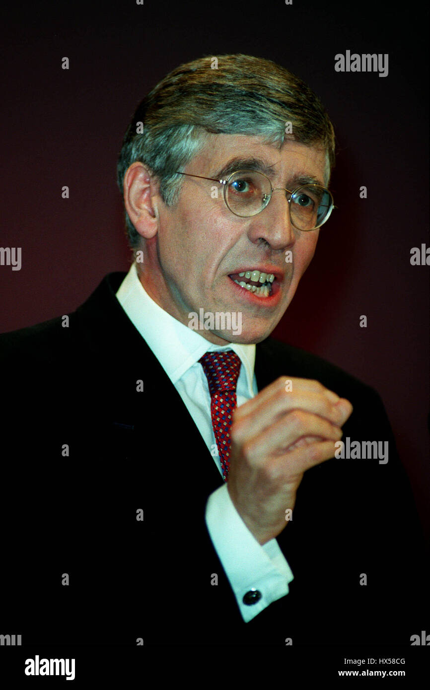 JACK STRAW MP HOME SECRETARY 12 October 1998 Stock Photo Alamy
