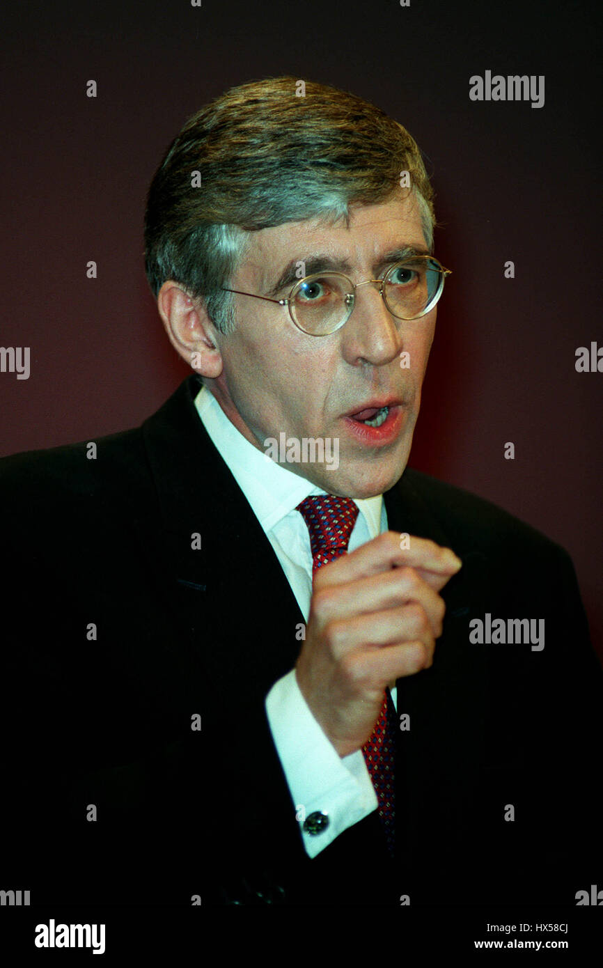 JACK STRAW MP HOME SECRETARY 12 October 1998 Stock Photo Alamy