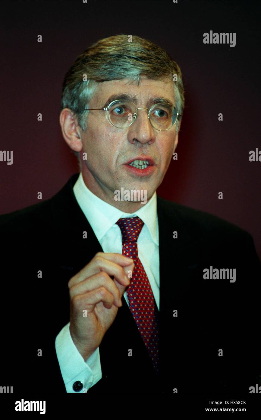 JACK STRAW MP HOME SECRETARY 12 October 1998 Stock Photo Alamy