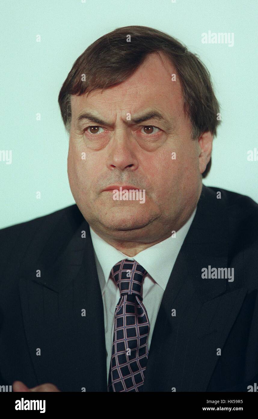 John Prescott Mp Deputy Prime Minister 05 May 1997 Stock Photo Alamy