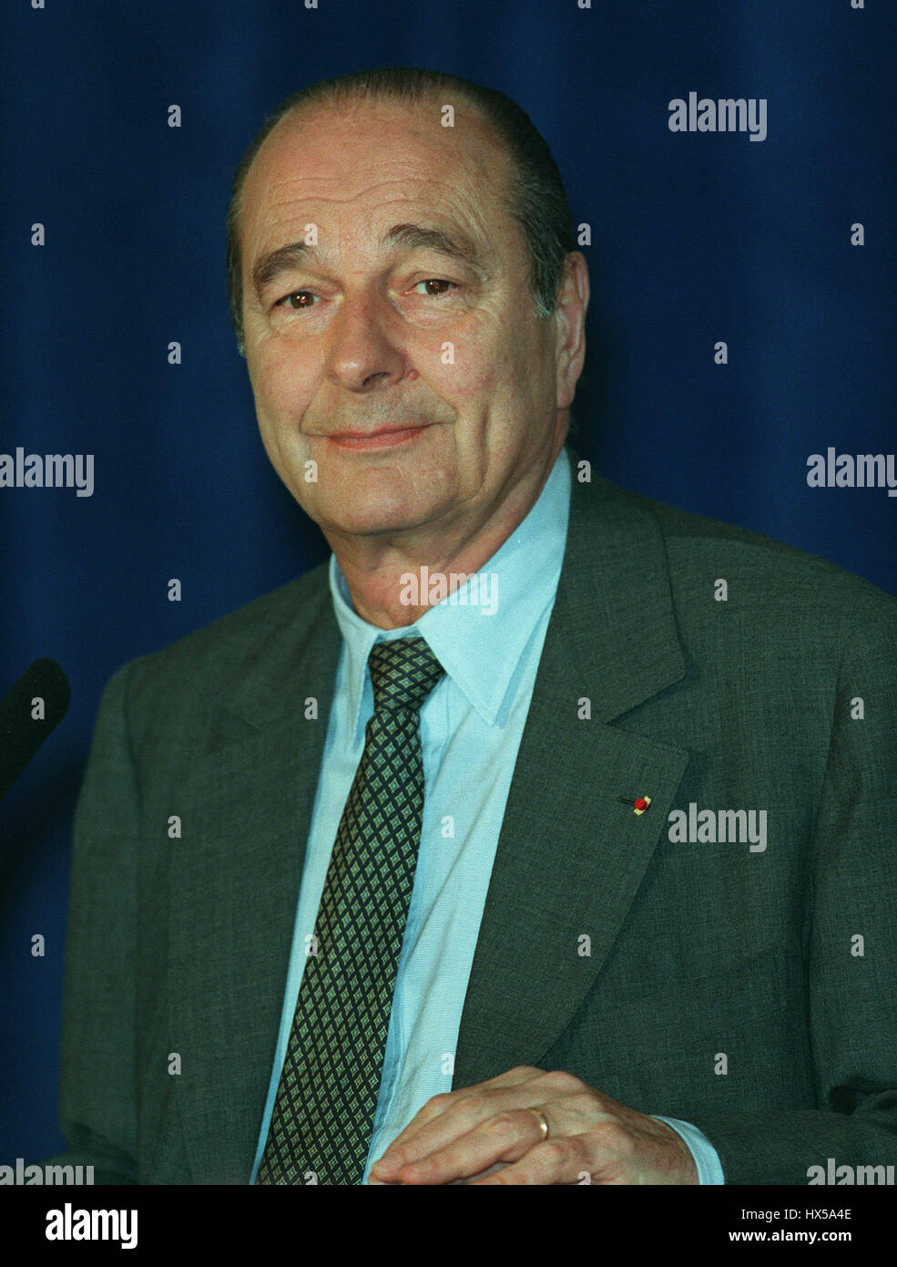 JACQUES CHIRAC PRESIDENT OF FRANCE 17 July 1997 Stock Photo - Alamy
