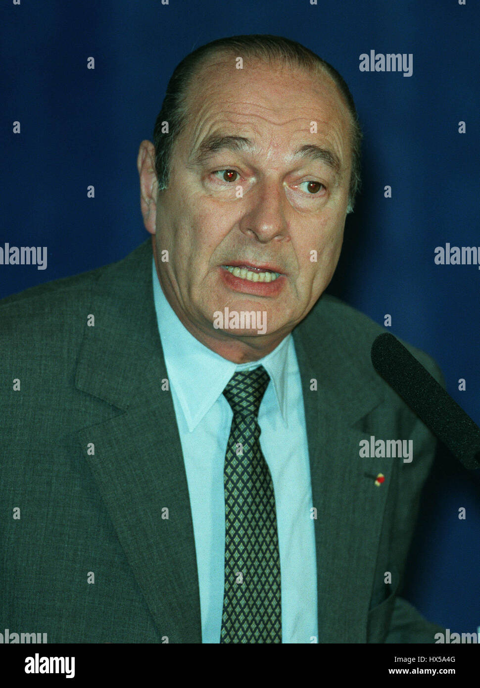 JACQUES CHIRAC PRESIDENT OF FRANCE 17 July 1997 Stock Photo Alamy
