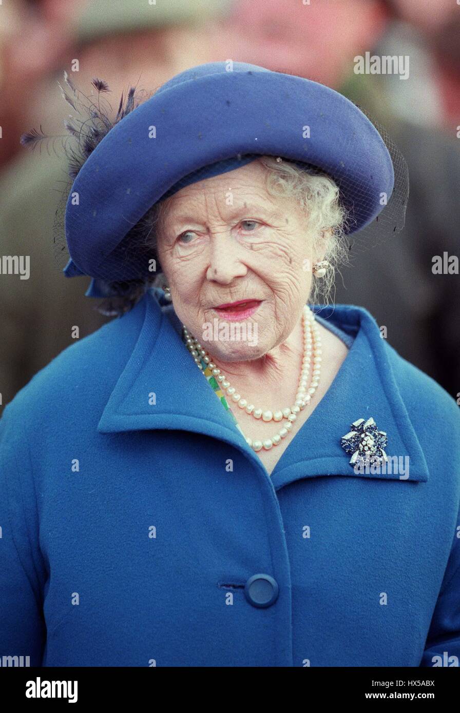 QUEEN MOTHER ROYAL FAMILY 07 January 1997 Stock Photo Alamy