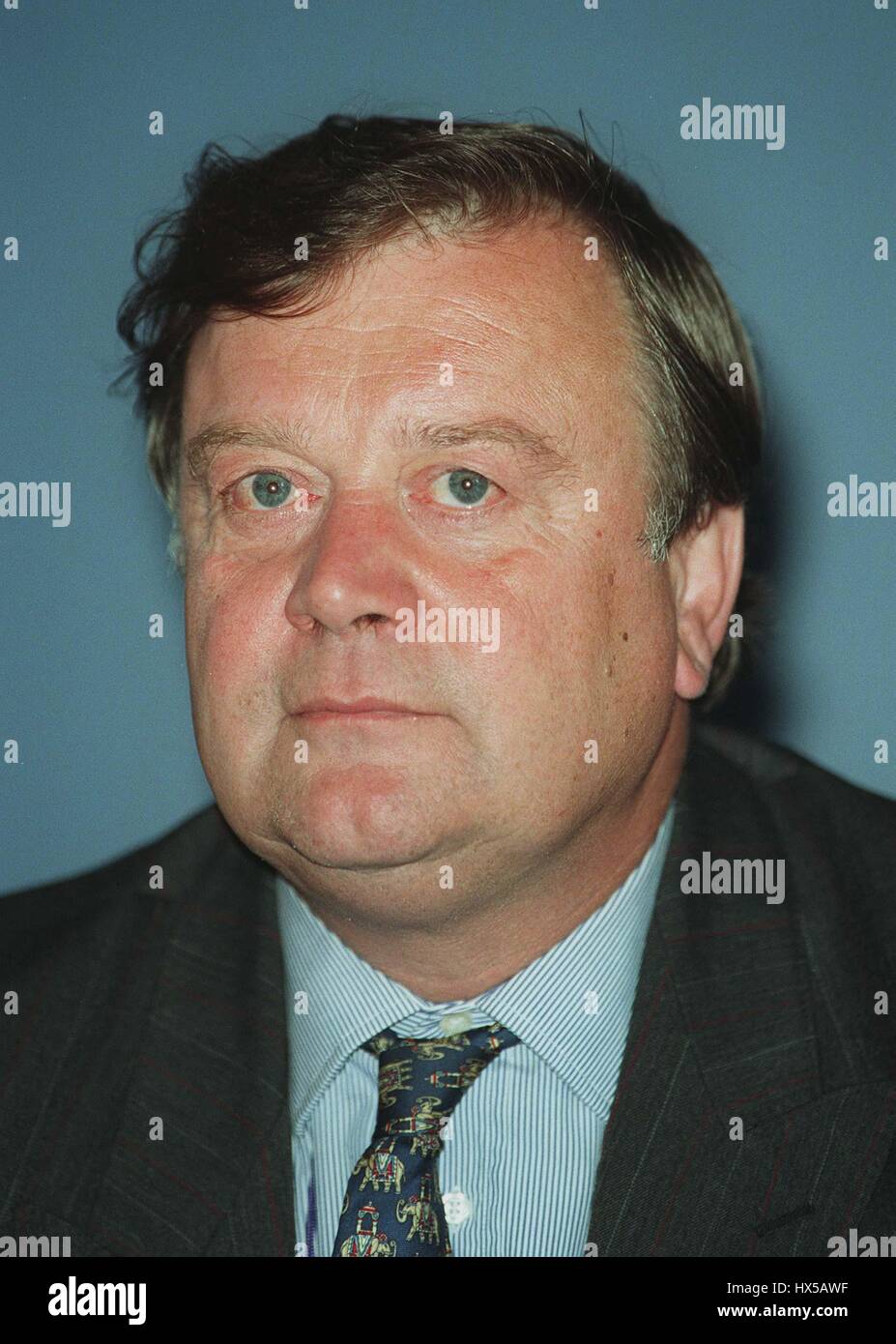 KENNETH CLARKE MP CHANCELLOR OF THE EXCHEQUER 25 June 1996 Stock Photo ...