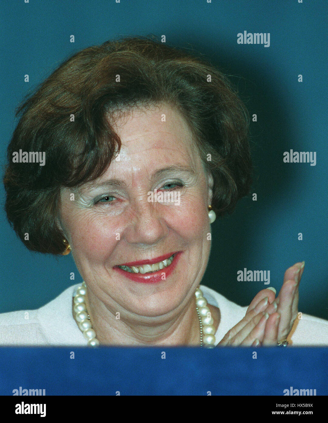 EMILY BLATCH BARONESS OF HINCHINGBROOKE 09 February 1995 Stock Photo