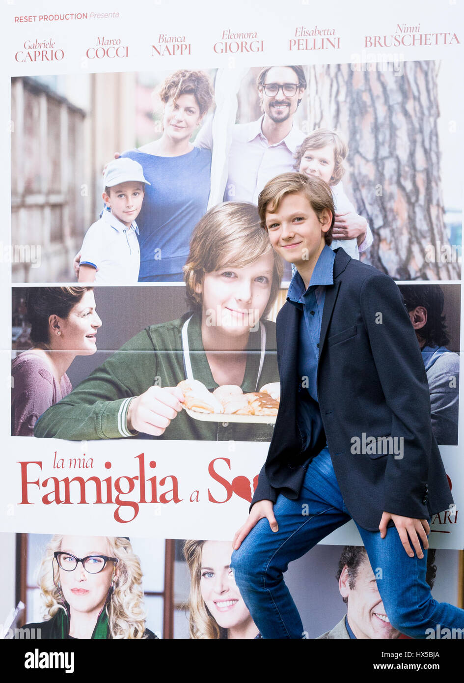 Rome, Italy. 24th Mar, 2017. Gabriele Caprio attends the photocall of
