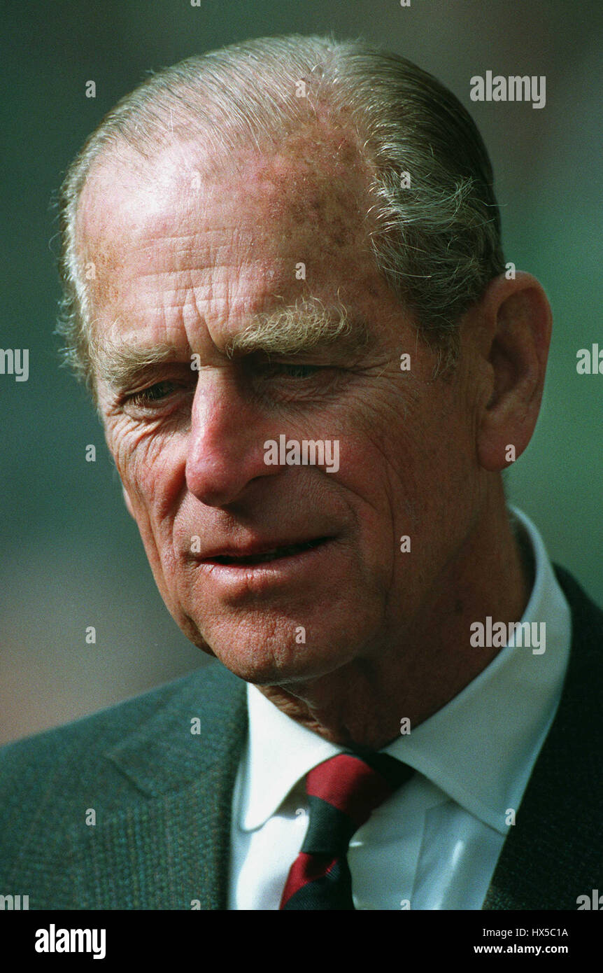PRINCE PHILIP ROYAL FAMILY 24 March 1994 Stock Photo