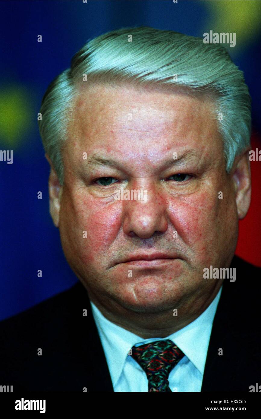 BORIS YELTSIN PRESIDENT OF RUSSIA 14 December 1993 Stock Photo