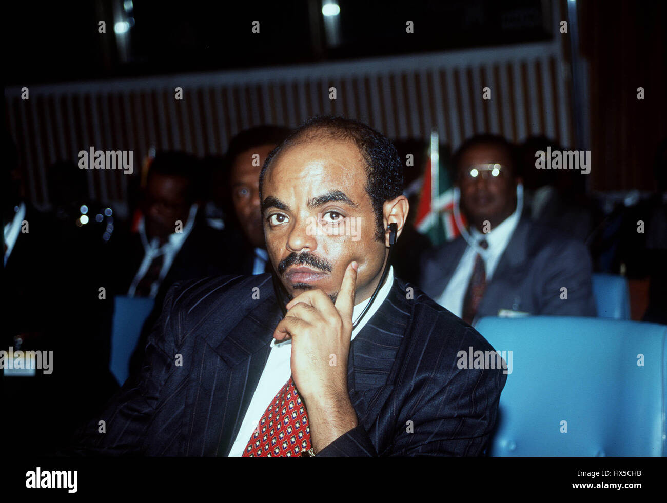 MELES ZENAWI PRIME MINISTER OF ETHIOPIA 03 February 1998 Stock Photo
