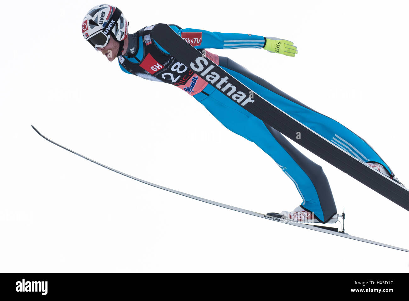 Planica, Slovenia. 24th Mar, 2017. Johansson Robert of Norway competes during Planica FIS Ski Jumping World Cup finals on March 24, 2017 in Planica, Slovenia Credit: Rok Rakun/Pacific Press/Alamy Live News Stock Photo