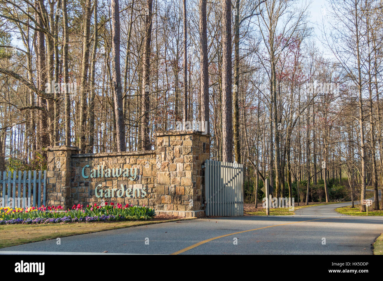 Entrance to Callaway Gardens in Stock Photo Alamy