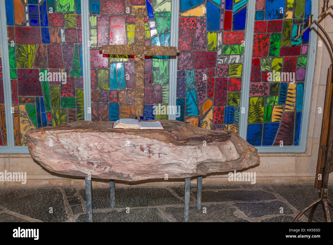 Stained Glass Windows in Ida Cason Callaway Memorial Chapel in Callaway