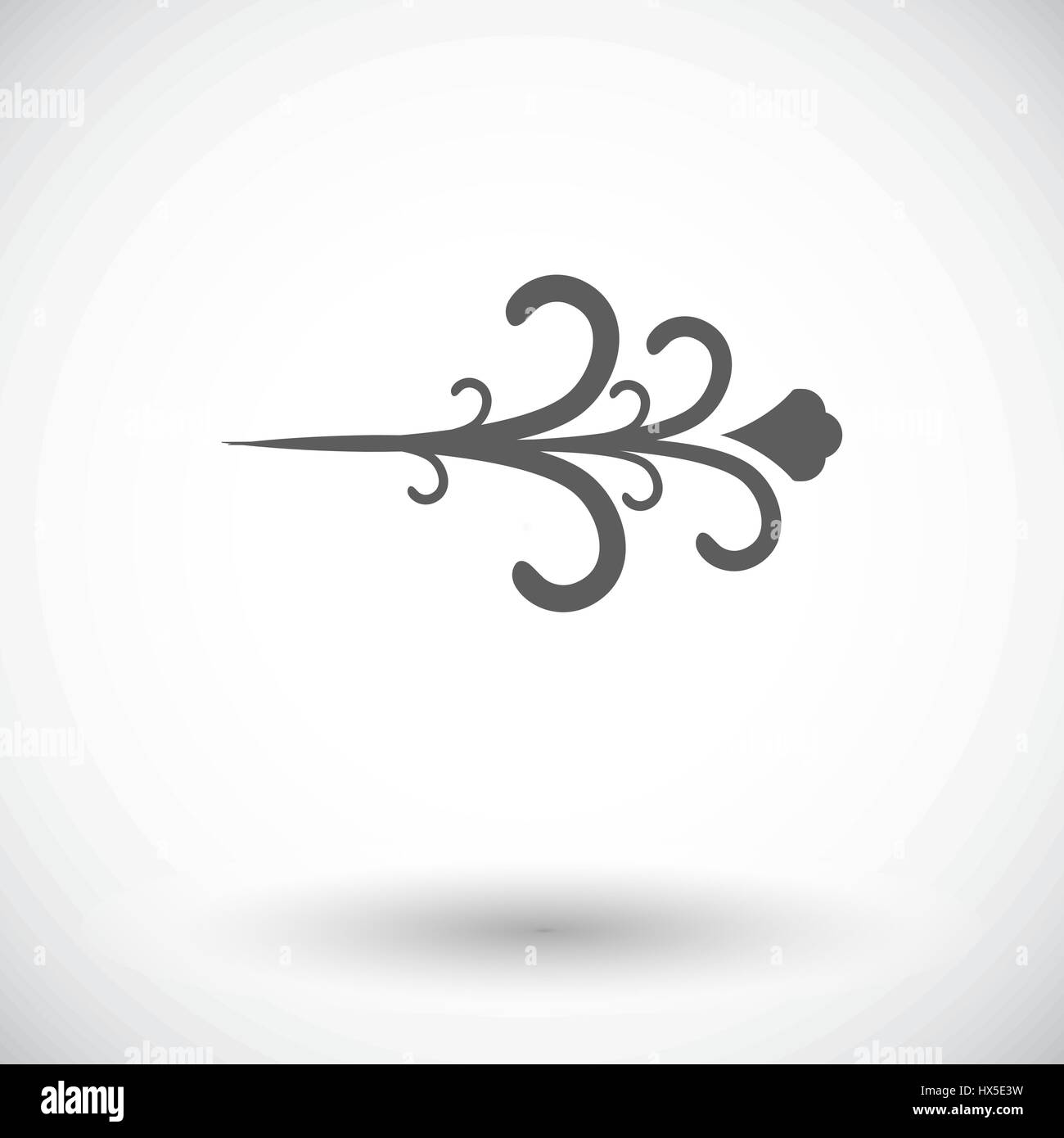 Wind. Single flat icon on white background. Vector illustration Stock ...